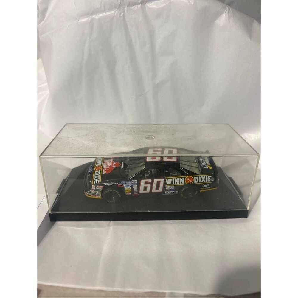 Mark Martin #60 Winn-Dixie Ford Thunderbird NASCAR Die-Cast Car w/ Display Case